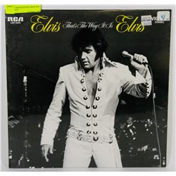 FACTORY SEALED ELVIS THATS THE WAY IT IS LP.