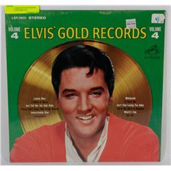 FACTORY SEALED ELVIS GOLDEN RECORDS VOLUME 4 LP.