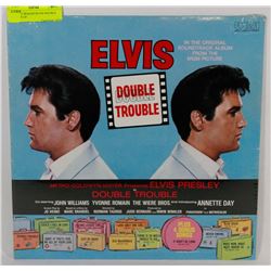FACTORY SEALED ELVIS DOUBLE TROUBLE LP.