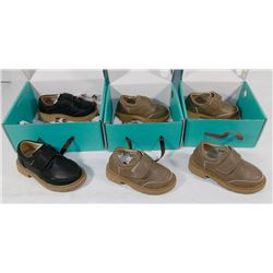 3 PAIRS OF NEW KIDS DRESS SHOES SIZES 5,6,7
