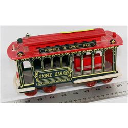 VINTAGE POWELL & HYDE STS CABLE CAR DECORATION