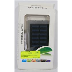 1- NEW SLIM 20,000 MAH SOLAR POWER BANK