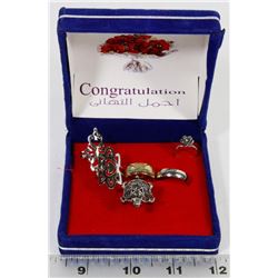 LOT 6 LADIES RINGS