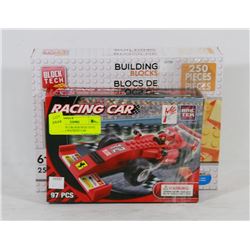 NEW LOT OF 2 BLOCKTECH TOYS INCLUDING RACKING CAR