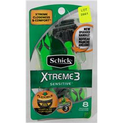 SCHICK EXTREME 3 8 RAZOR PACK
