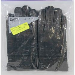 2PK MENS LEATHER GLOVES X-LARGE