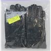 Image 1 : 2PK MENS LEATHER GLOVES X-LARGE