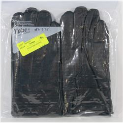 2PK MENS LEATHER GLOVES X-LARGE