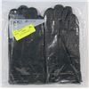 Image 1 : 2PK MENS LEATHER GLOVES X-LARGE