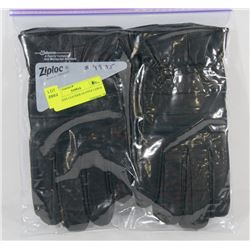 2PK MENS LEATHER GLOVES LARGE