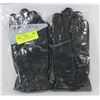 Image 1 : 2PK MENS LEATHER GLOVES MEDIUM