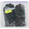 Image 1 : 2PK MENS LEATHER GLOVES MEDIUM