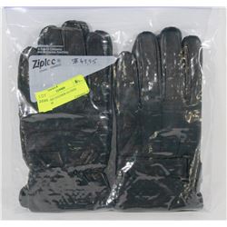 2PK MENS LEATHER GLOVES MEDIUM