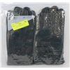 Image 1 : 2PK MENS LEATHER GLOVES MEDIUM