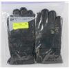 Image 1 : 2PK MENS LEATHER GLOVES MEDIUM