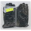 Image 1 : 2PK MENS LEATHER GLOVES SMALL