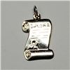 Image 2 : 25) STERLING SILVER DIPLOMA PENDANT
