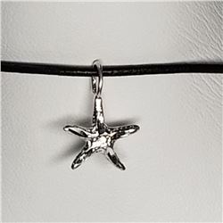 40) STERLING SILVER STARFISH PENDANT