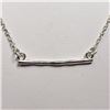 Image 1 : 54) STERLING SILVER NECKLACE