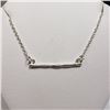 Image 2 : 54) STERLING SILVER NECKLACE
