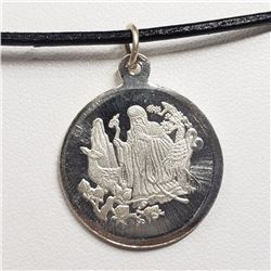 73) STERLING SILVER  NECKLACE