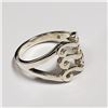 Image 2 : 78) STERLING SILVER RING SIZE 8.25