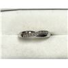 Image 2 : 80) STERLING SILVER DIAMOND RING SIZE 8.5