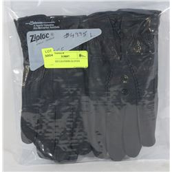 2PK LADIES LEATHER GLOVES LARGE