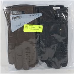 2PK LADIES LEATHER GLOVES LARGE