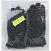 Image 1 : 2PK LADIES LEATHER GLOVES MEDIUM