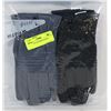 Image 1 : 2PK LADIES LEATHER GLOVES MEDIUM