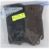 Image 1 : 2PK LADIES LEATHER GLOVES MEDIUM