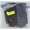 Image 1 : 2PK LADIES LEATHER GLOVES SMALL.