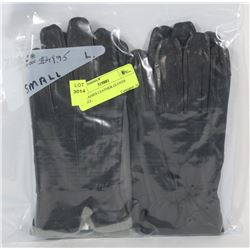 2PK LADIES LEATHER GLOVES SMALL.