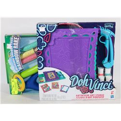 NEW LOT OF 2 INCLUDING DOH VIINCI AND RAINBOW RAKE