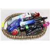 Image 1 : WICKER BASKET/ W ASSORTED HAIR & SKIN PRODUCTS