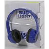 Image 1 : LOT OF 2 BUDLIGHT HEADPHONES