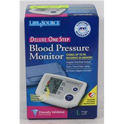 LIFE SOURCE  DELUXE ONE STEP BLOOD PRESSURE