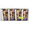 Image 1 : 4 BOXES OF CLAIROL AGE DERY DARK BLONDE HAIR COLOR
