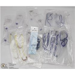 BAG OF ASSORTED FASHION JEWELRY-MOSTLY NECKLACES