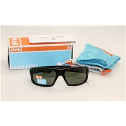 SPY MCCOY BLACK/ HAPPY GRAY GREEN SUNGLASSES