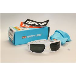SPY MCCOY MATTE WHITE/GREY SUNGLASSES (MODEL: