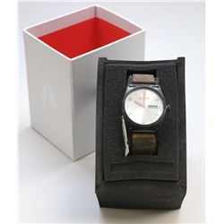 NIXON JANE LEATHER BLACK/SILVER/BROWN WATCH