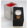 Image 1 : NIXON 42-20 CHRONO LEATHER NATURAL/SILVER WATCH