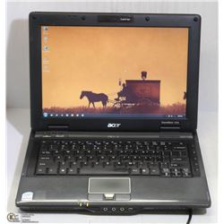 14" ACER TRAVELMATE WIN 7 PRO LAPTOP W/CHARGER