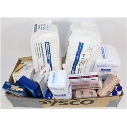 LOT OF ASSORTED MEDICAL SUPPLIES INCL, TENSORS