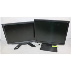 PAIR OF ACER COMPUTER MONITORS