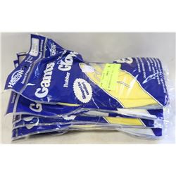 RUBBER GLOVES   SMALL  LOT OF 12