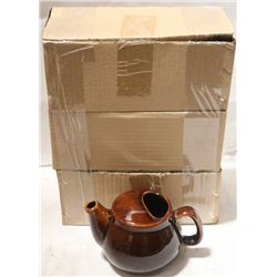 NEW TEAPOT 2 CUP - BROWN - LOT OF 6