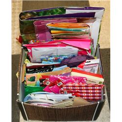 LARGE LOT OF ALL OCCASION GIFT BAGS, TISSUE PAPER